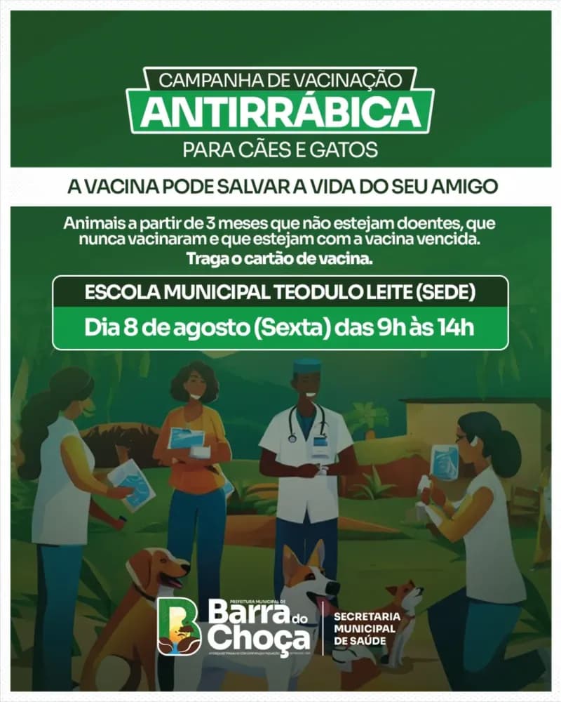 Campanha de Vacinação Antirrábica